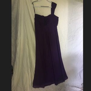 Purple Prom/ Floor Length Gown- Size 18